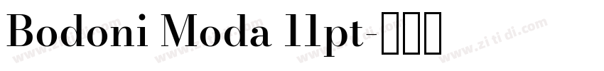 Bodoni Moda 11pt字体转换